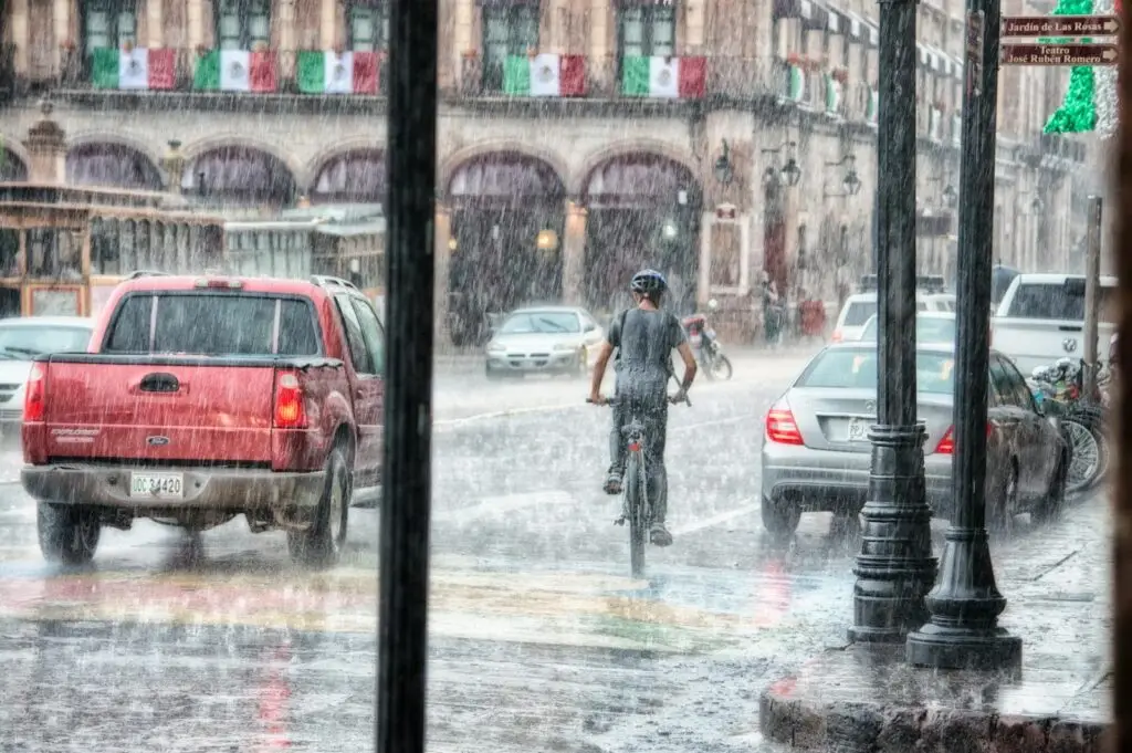 Meaning and Sources of Water for Primary 1 4 Person Riding a bicycle during Rainy Day