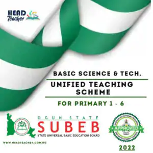 Ogun State Basic Science & Technology Unified Scheme Of Work for Primary 1-6