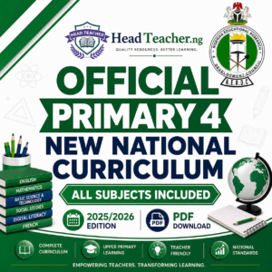 Primary 4 New National Curriculum Nigeria – All Subjects PDF Download