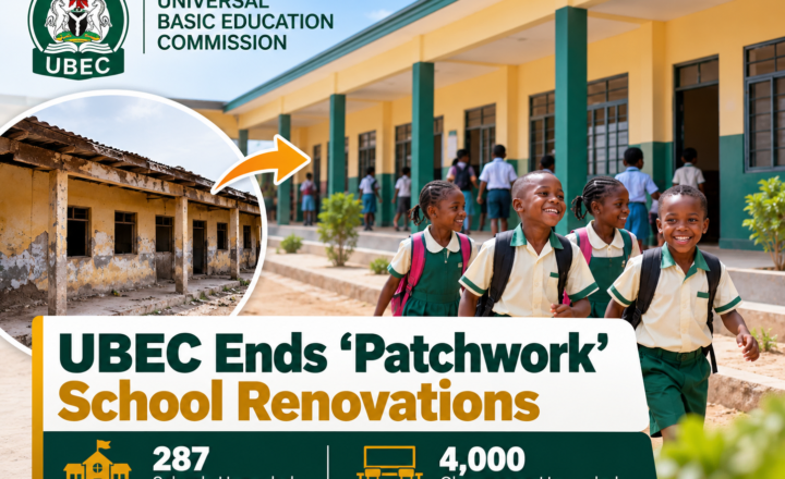 UBEC Ends ‘Patchwork’ School Renovations: 287 Schools, 4,000 Classrooms Upgraded Under New Whole-School Standard 2 Image for UBEC Ends ‘Patchwork’ School Renovations: 287 Schools, 4,000 Classrooms Upgraded Under New Whole-School Standard